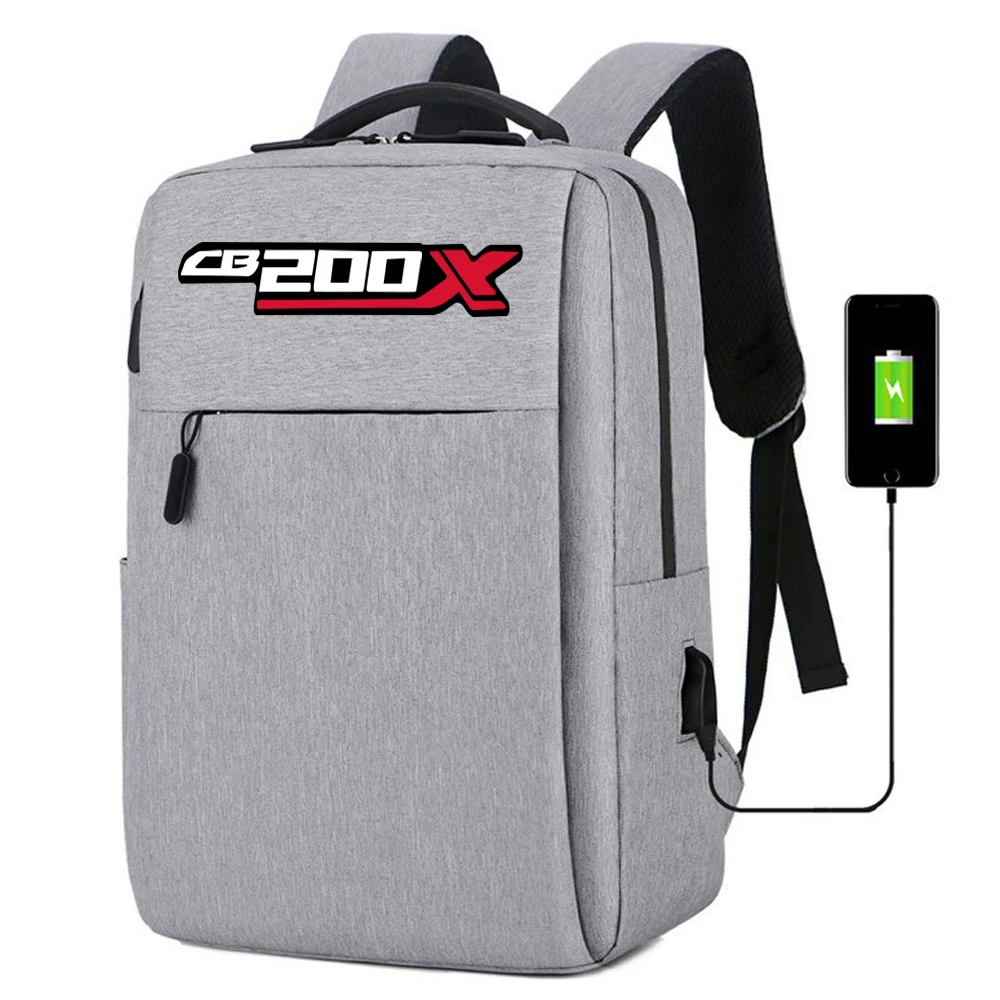 FOR HONDA CB200X CB 200X CB-200X New Waterproof backpack with USB charging bag Men's business travel backpack