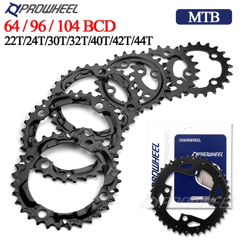 PROWHEEL MTB цепь кольцо 64 96 104BCD горный велосипед колесо Prowheel коленчатый набор часть