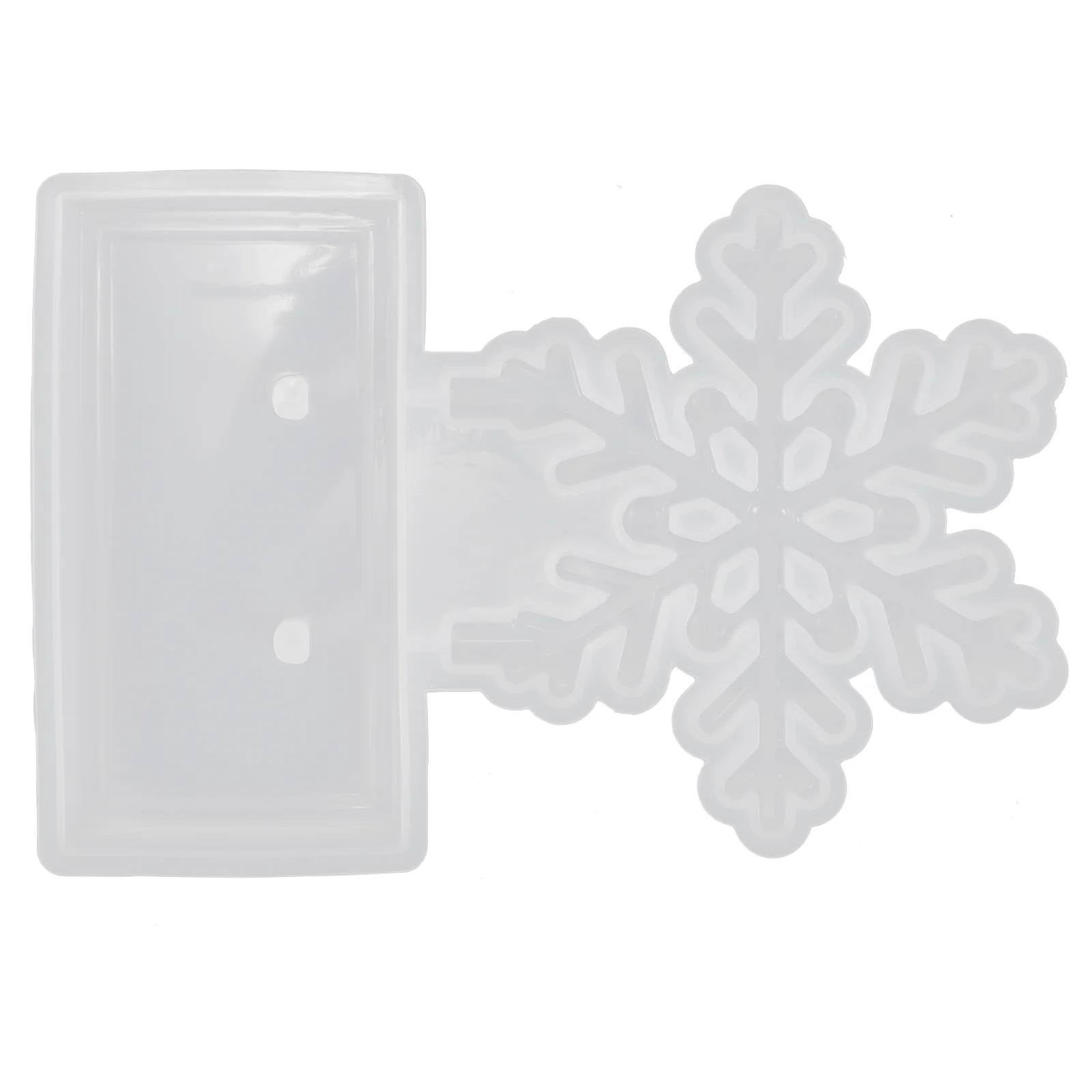 

Snowflake Stencil Xmas Ornament Mold Craft Making Sign Christmas Shape Tabletop Chocolate Molds Silicone Crafts