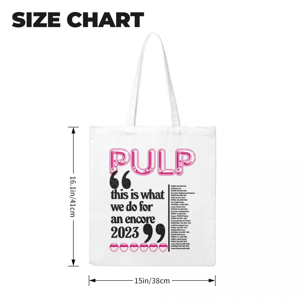 Pulp Tour 2023 Jarvis Cocker Britpop Sheffield портативные сумки для покупок обеда подарки женщин