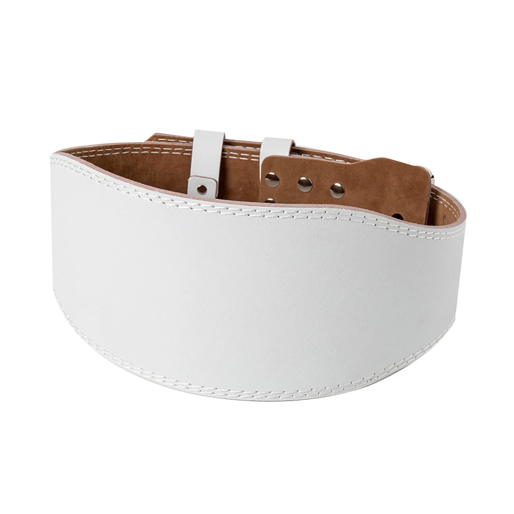 

Unisex Powerlifting PU Leather Belt Sports Gym Workout Training Fitness Protection Belt Lumbar Guard Strap