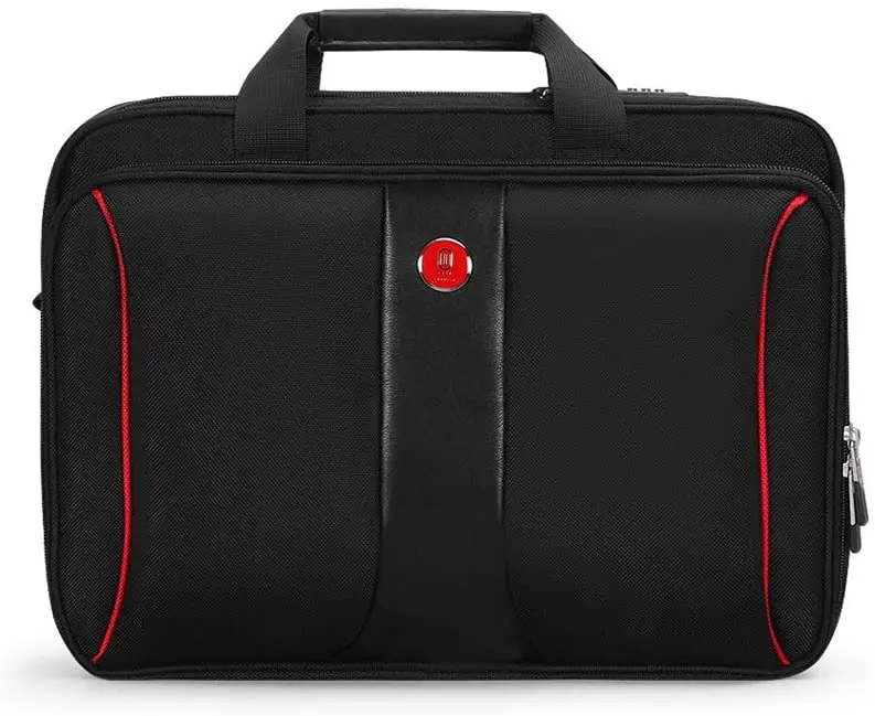 

Stylish Anti-Theft 17.3 Inch Locking Laptop/Tablet Briefcase Notary Public Case Hippa Document Bag Large-capacity Handbag - Lock