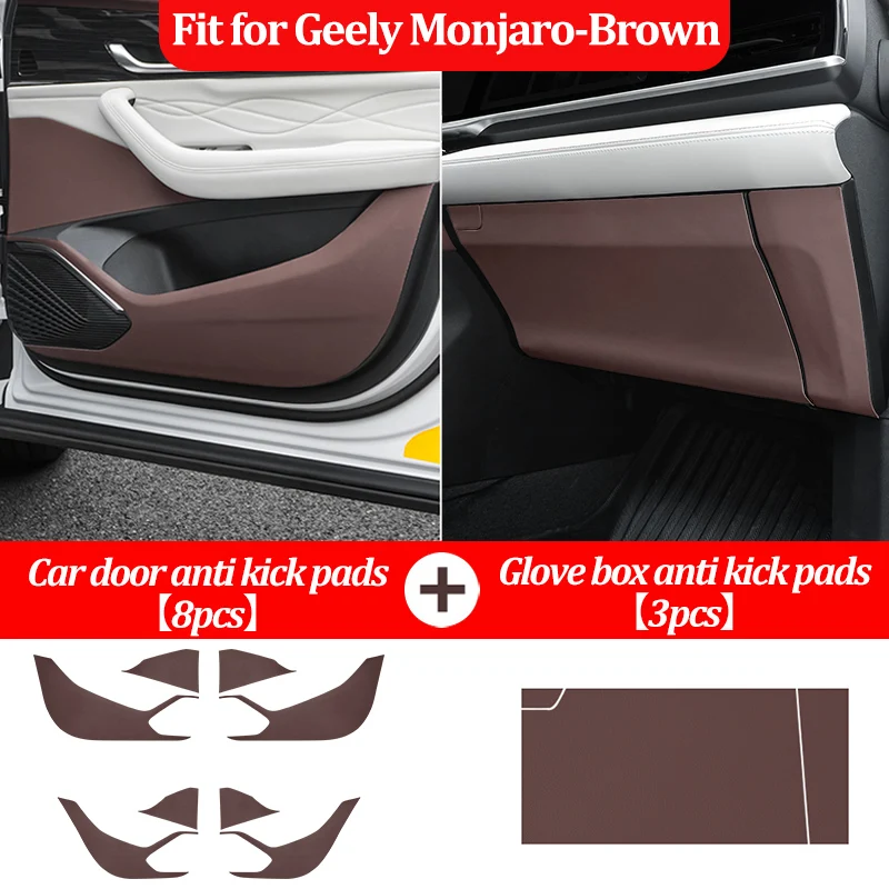 

LINNUNU джили монжаро наклейка на дверь автомобиля против ударов чехол подходит для Geely Monjaro KX11 Manjaro 2021-2023 Xingyue L защитные аксессуары для интерьера