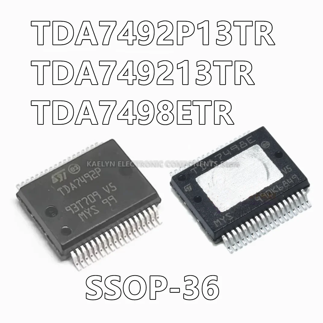 

5Pcs/lot TDA7492P13TR TDA7492P TDA749213TR TDA7492 TDA7498ETR TDA7498E Amplifier IC 1~2-Channel (Mono) (Stereo) Class SSOP-36