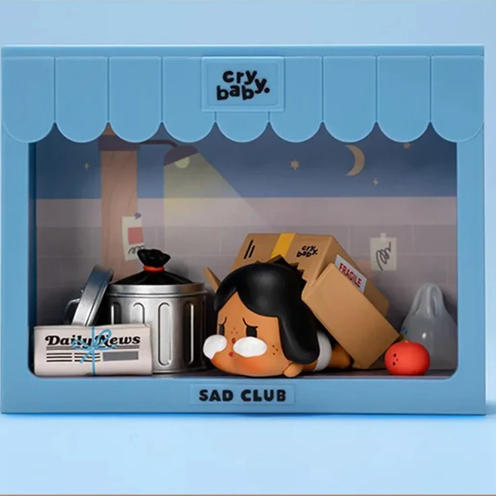 Оригинальная серия CRYBABY SAD CLUB слепая коробка загадочная фигурка милые