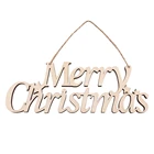 Необработанные рождественские деревянные буквы, украшения, деревянные буквы, алфавит, сценарий для рождественской елки, поделки, Свадебный декор, 1 шт.