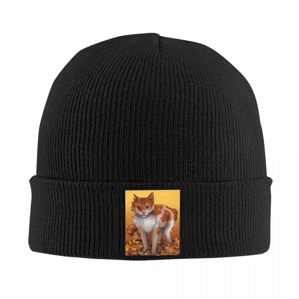 Brightheart Warrior Cats Thunderclan Lostface Cloudtail Brightpaw Warm Knitted Cap Bonnet Hat Autumn Winter Beanies Hats