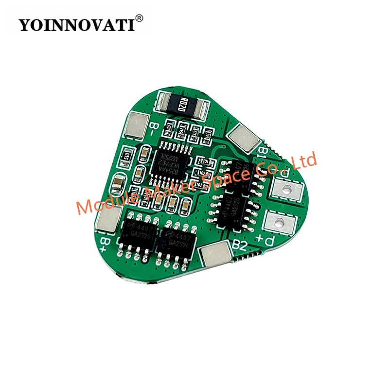 Фото Плата защиты Li-ion аккумуляторов HX-3S-03 3S 12V 18650 - Защита от перезаряда/переразряда 11.1V/12.6V, модуль PCB 8A №1