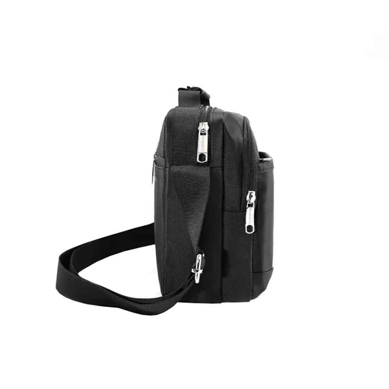 

Nylon Bag Men's Shoulder Crossbody Large Strip Men Horizontal Reflective Casual Capacity For With Messenger Business Bags Bag