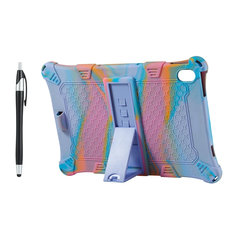 

Case For Lenovo Xiaoxin Pad Pro TB-J706F 11.5 Inch Silicone Case Anti-Drop Cover With Adjustable Tablet Stand And Pen