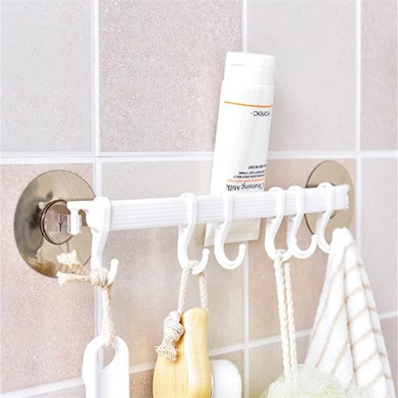Настенный угловой крючок для ванной комнаты стеллаж хранения присоска