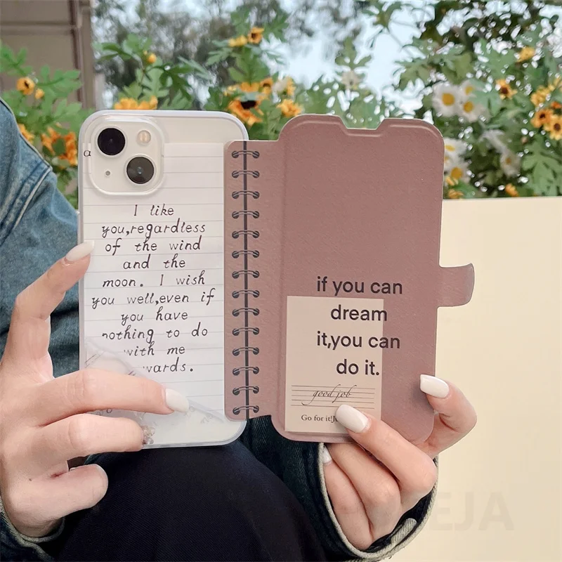 INS милый чехол-книжка для apple iPhone 14 Plus 13 12 Pro Max 11 14pro iphone3, мягкий модный противоударный чехол