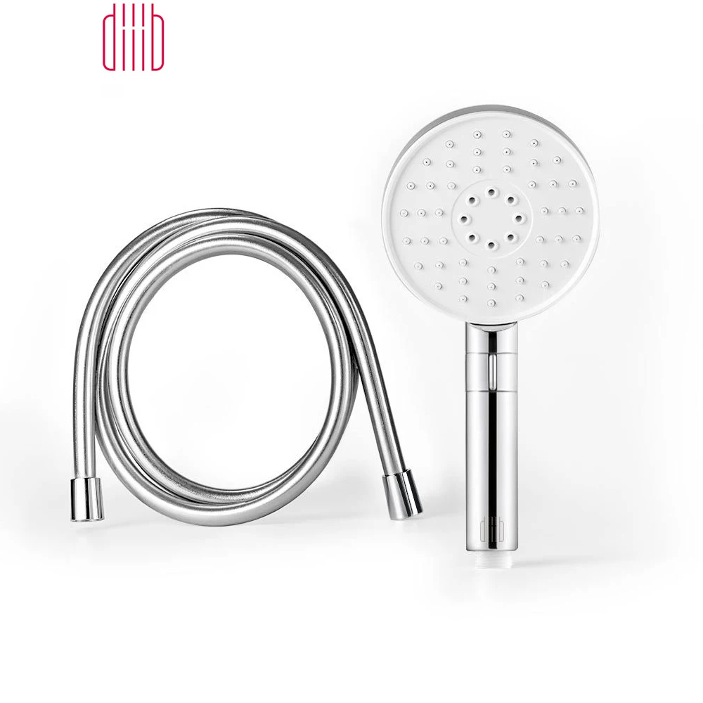 

Diiib Dabai Handheld Shower Head Hose Lifting Rod Set 3 In 1 360 Degree 120mm 53 Water Hole with PVC Powerful Massage Shower