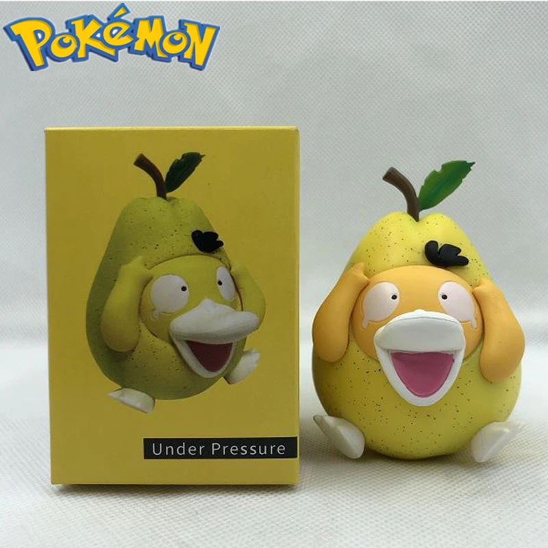 

Модель покемона Psyduck, украшения для автомобиля, гора Yali под давлением, украшение для большой комнаты, детские игрушки, труба, анимация, окруж...