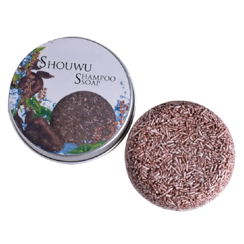 3 шт. многоцветковое затемняющее шампунь для волос Polygonum барное мыло против