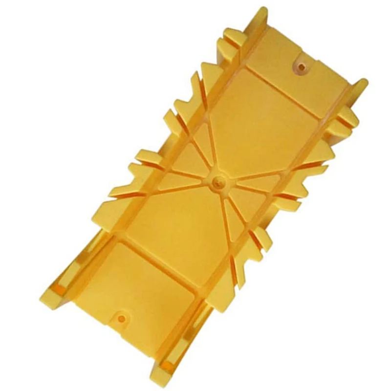 

Multipurpose Miter Saw Box Cabinet 45/90 Degree Saw Blade DIY Woodworking Tool 12 Inch Miter Box 4 Types Degree Angle