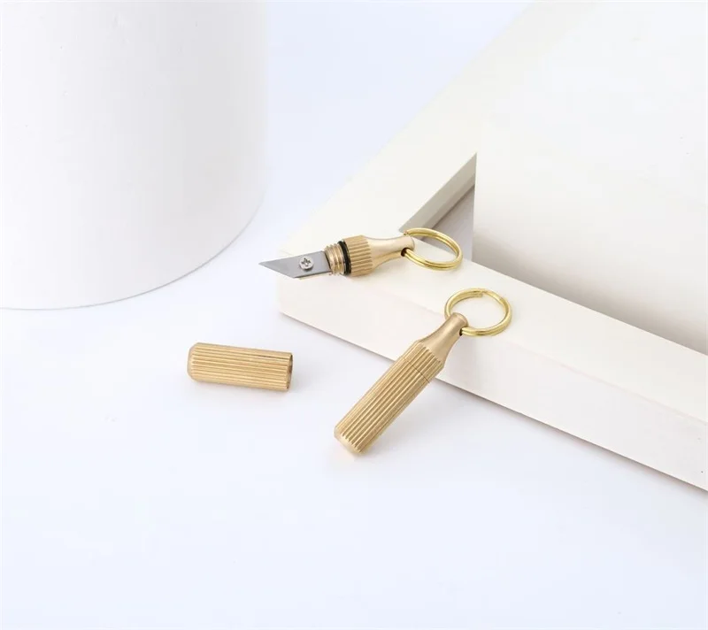 1 шт. латунный Мини-нож в капсулах артефакт многофункциональные инструменты для