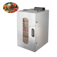 commercial 20 trays stainless steel meat food fruit vegetable dryer machine dehydrator