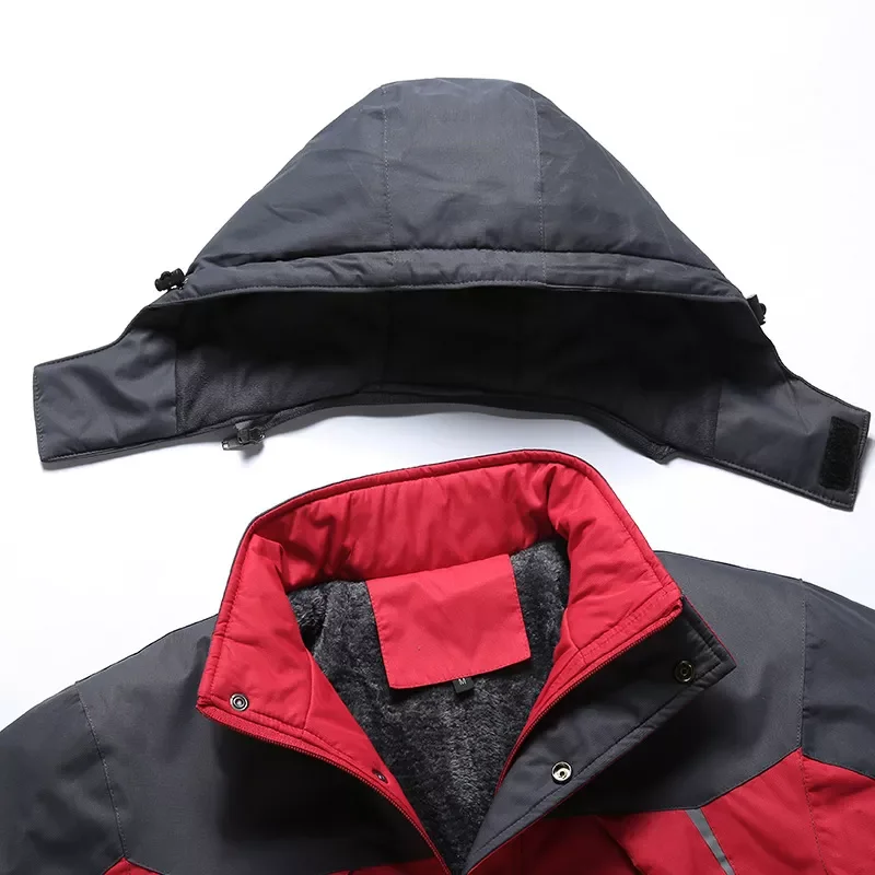 2022New Winter Jacket Men Parka Thermal Fleece jacket Coats Men jackets Windbreaker jaqueta Windproof Waterproof Coats Men 5XL