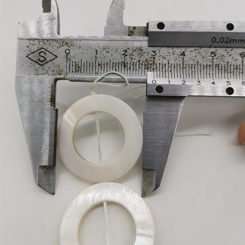 30 мм Белый перламутровый корпус круглые свободные DIY бусины для изготовление