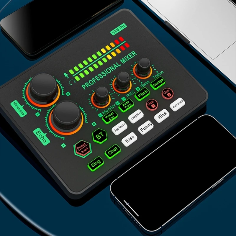 Звуковая карта Plug and Play Studio Recording Live с улучшенной обработкой звука для всех