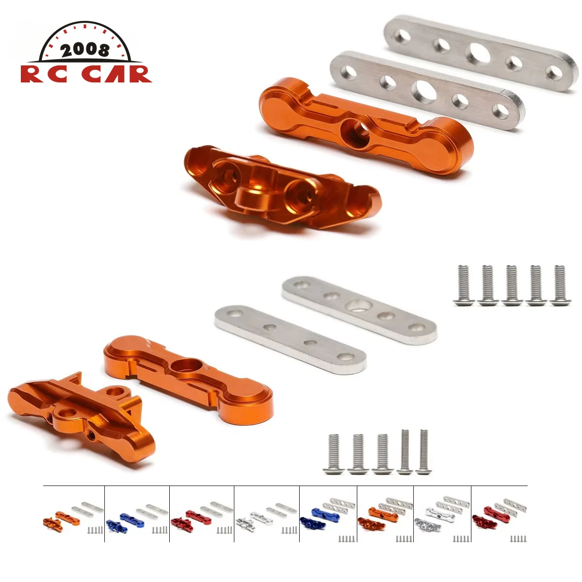 1 комплект алюминия 8916 8926 8927 крепление переднего или заднего нижнего рычага для RC
