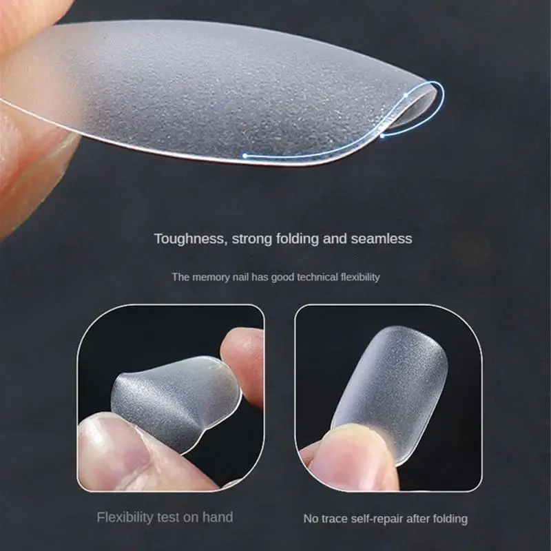 

Nail Comfortable Not Easy To Break Grinding-free Fit Radian Natural And Comfortable Nail Art Accessories Frosted Nail Safe
