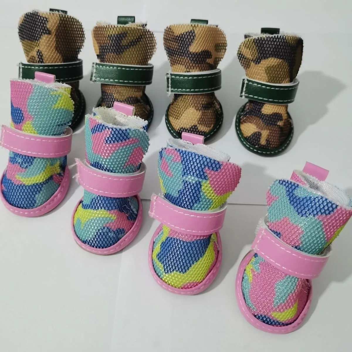 

Dog Shoes Teddy Bichon Soft Bottom Shoes Small Dog Puppy Anti Drop Breathable Shoes Set of 4 Summer Pet Shoes