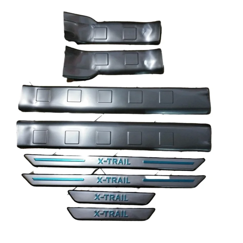 

Автомобильные аксессуары для Nissan X-trail 2008-2013, дверная фонарь, накладка из нержавеющей стали, защитная пленка, автомобильные наклейки