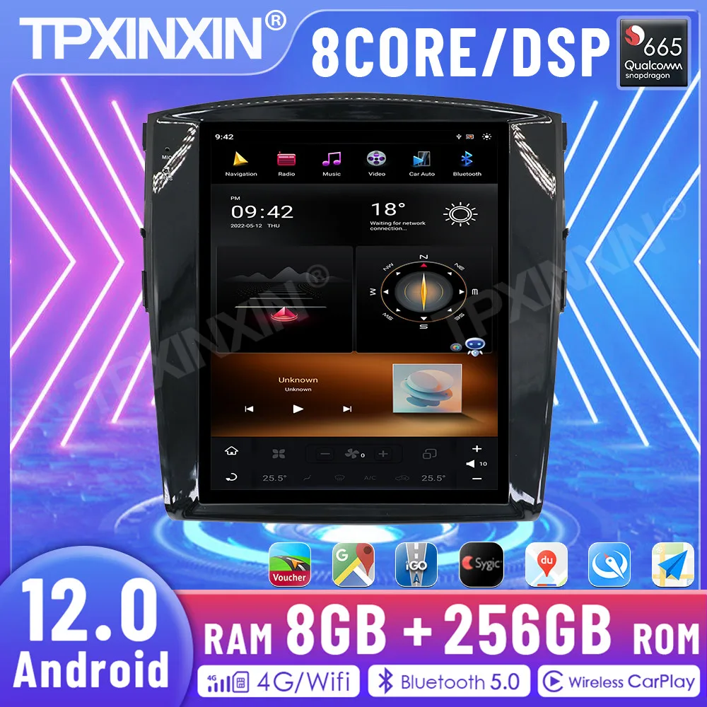 12 1-дюймовый Android для Mitsubishi Pajero V97 V93 Shogun Montero 2006 Автомобильный GPS Navi Радио