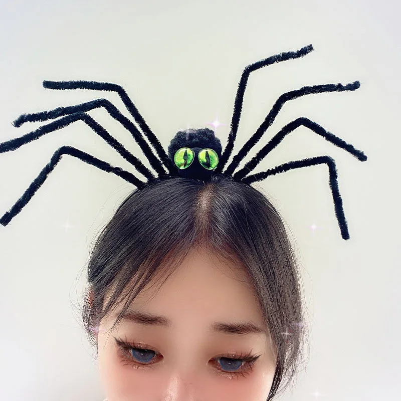 

Halloween Spider Headband Gothic Hair Hoop Headwear Photo Props Fancy Dress Cosplay Masquerade Halloween Party Hair Accessories