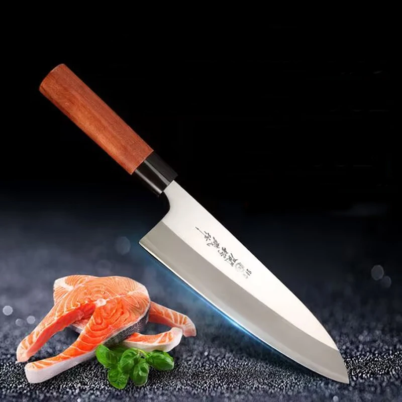 Japanese Deba Fish head knife Salmon knife Sashimi Sushi Cooking knife