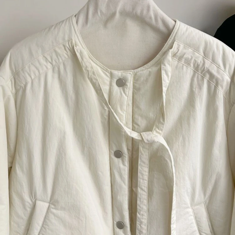 Осенне-зимняя куртка для женщин хлопковые повседневные парки короткое пальто в