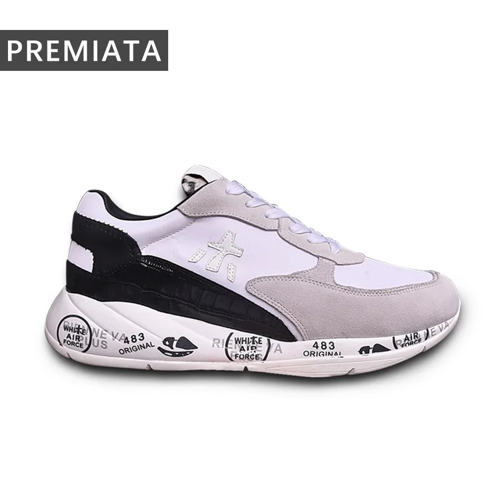 PREMIATA Мужская мода простые трендовые универсальные дышащие кроссовки с сеткой