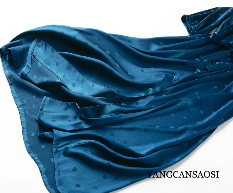 Женское платье YANGCANSAOSI из шелка