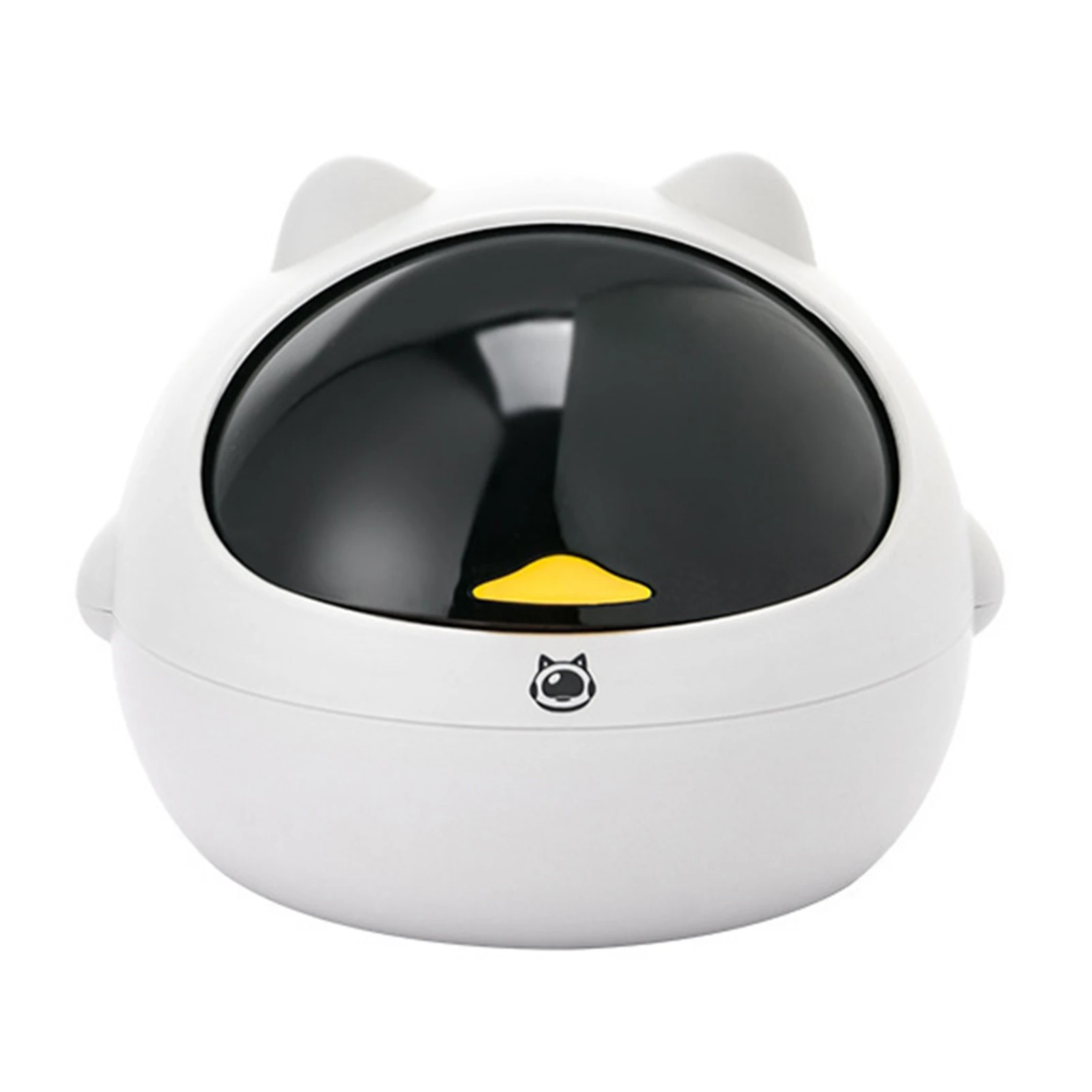 

Trash Can with Lid Storage Bin Paper Basket for Dormitory