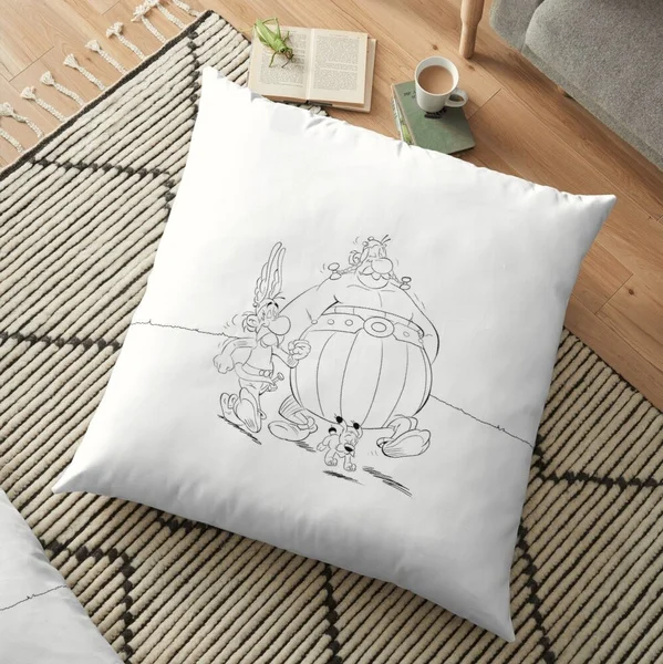 

Asterix Cartoon Digital Speed Drawing Color It Pattern Cushion Cover Throw Pillow Case Home Decor High Quality