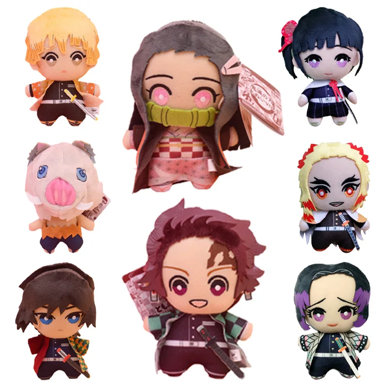 

Кукла из аниме «рассекающий демонов», Kimetsu No Yaiba Kamado Tanjirou Kamado Nezuko Agatsuma Zenitsu, плюшевые игрушки, кукла, детские подарки