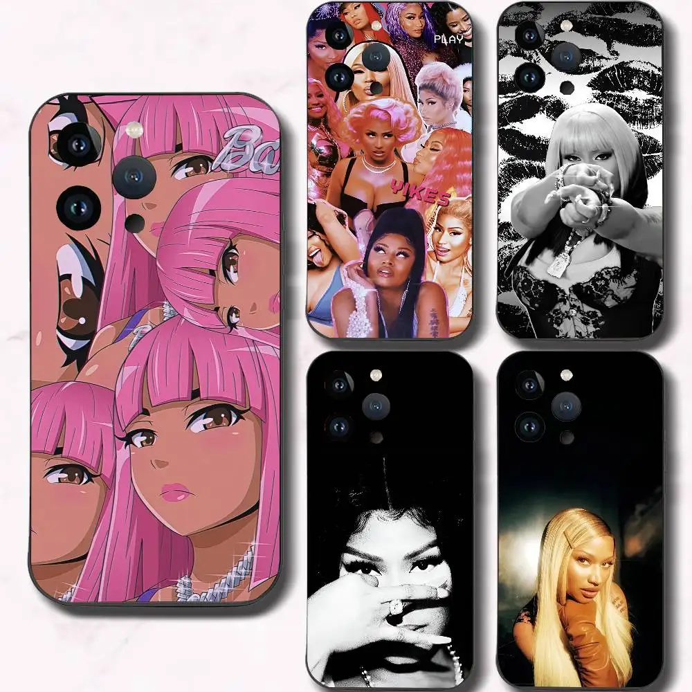 Фото Горячая новинка: Чехол для телефона N-Nicki M-Minaj, черный, силиконовый, мягкий, для iPhone 17, 16, 15, 14, 13, 12, 11, Air, Pro, Max, Plus. Хит продаж! №2
