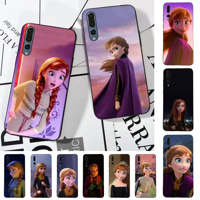 

Disney Princess Anna Phone Case for Huawei P30 40 20 10 8 9 lite pro plus Psmart2019