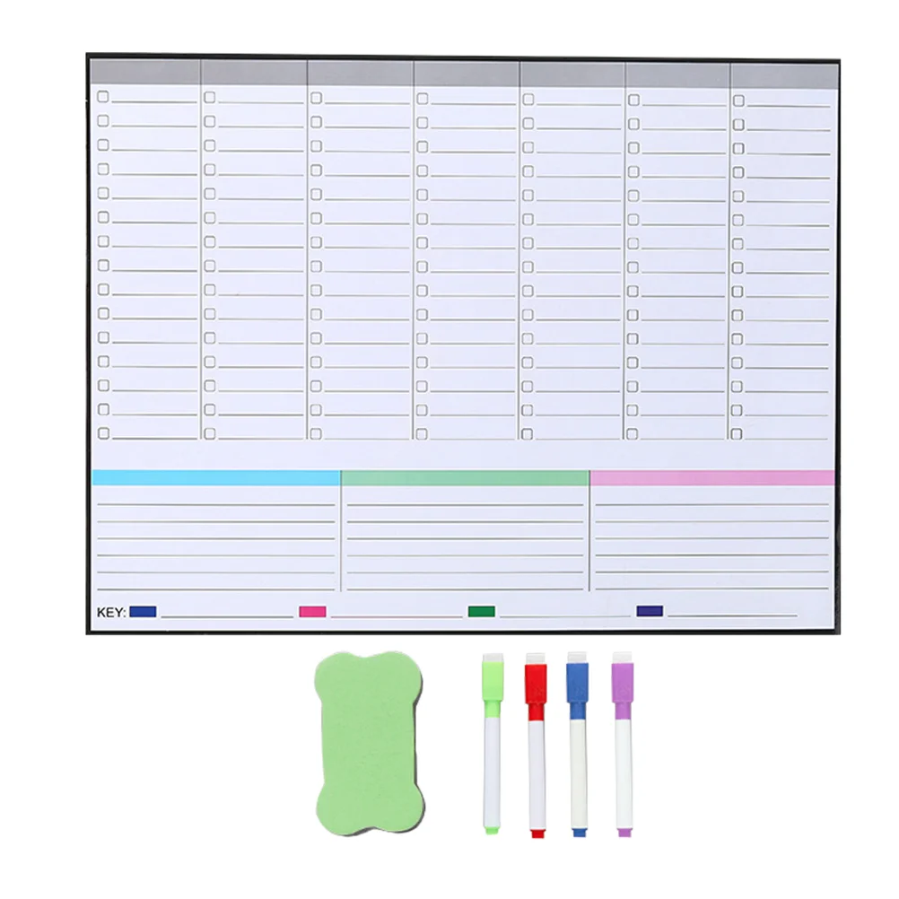 

1 Set of Convenient Sticking Magnetic Calendar for Reminding Planning