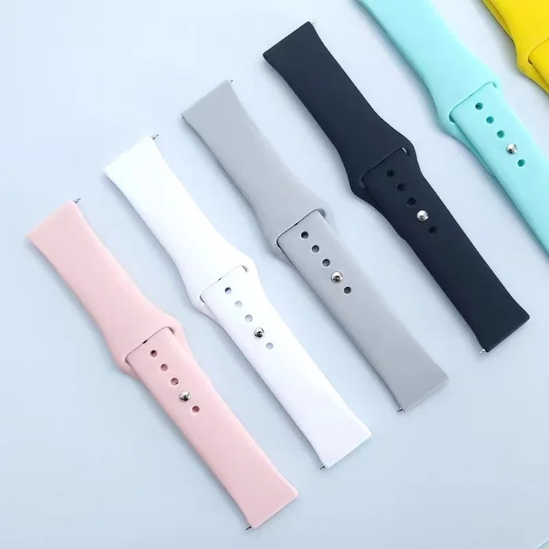 22mm 20mm Soft Sports Silicone Strap for Redmi Watch 5 Lite Comfortable Wristband Active Bracelet Band Correa
