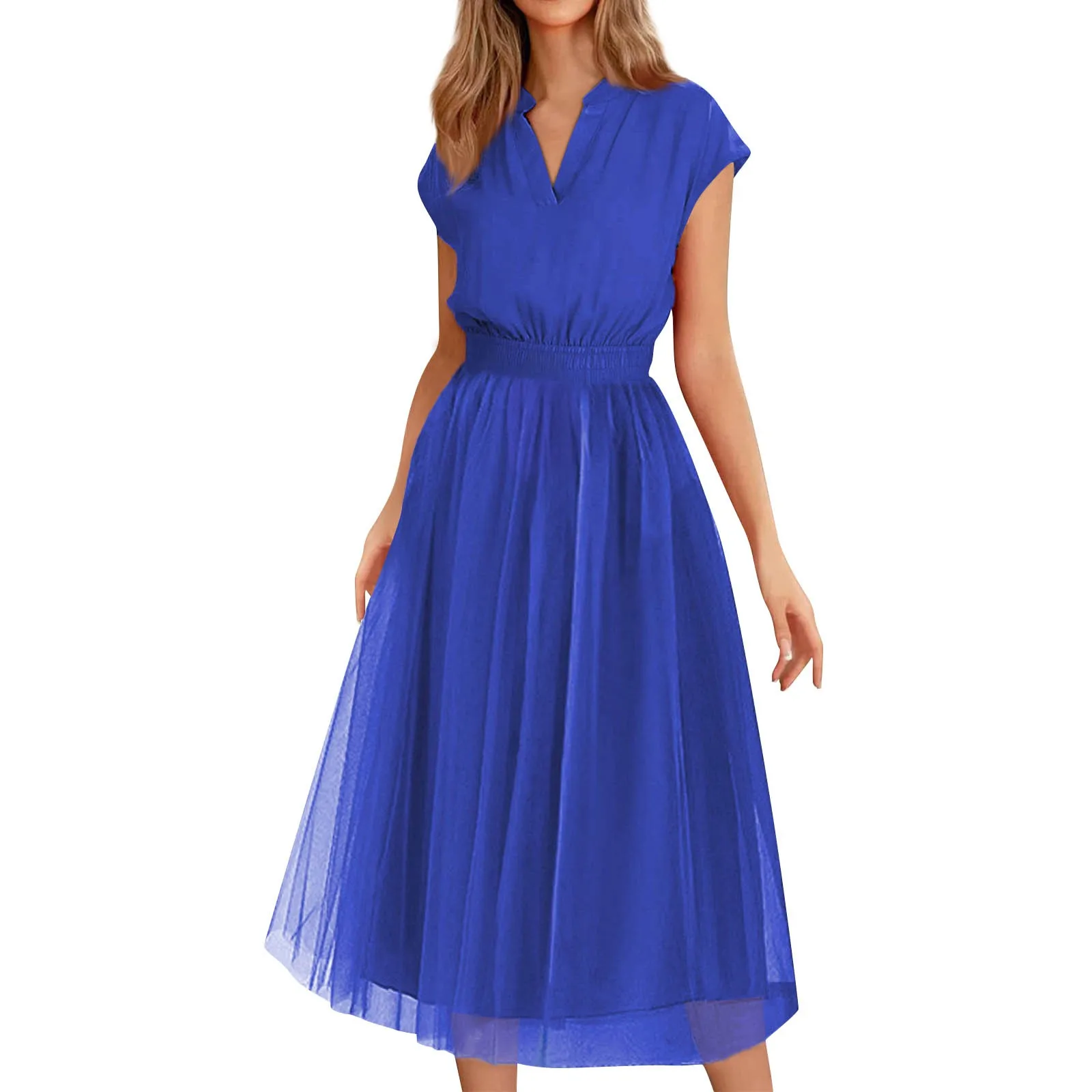 

Luxury Women's Dress V Neck Sexy High Waist Solid Shiny Gown Long Dress Elegant Party Evening Prom Dresses Robe Femmes Vestidos