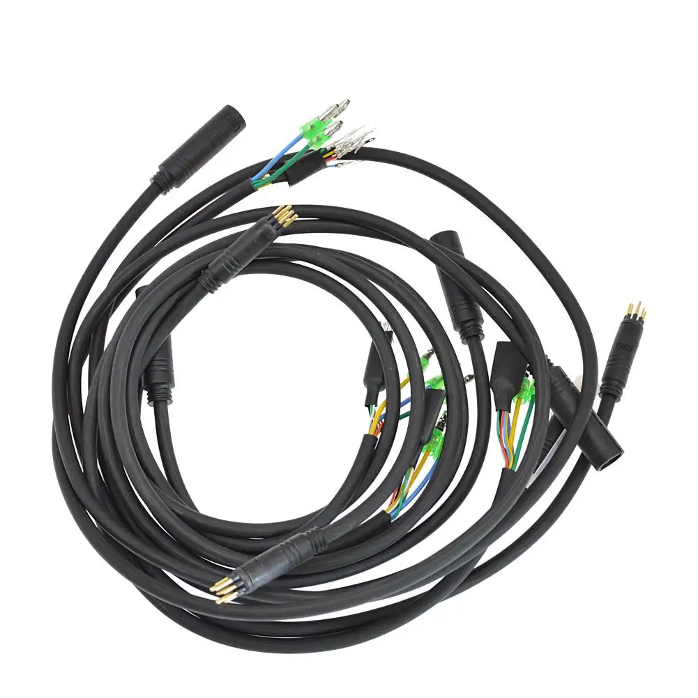 

Кабель для модификации электродвигателя электровелосипеда, 9 контактов, водонепроницаемый удлинитель, передний и задний привод, кабель для...