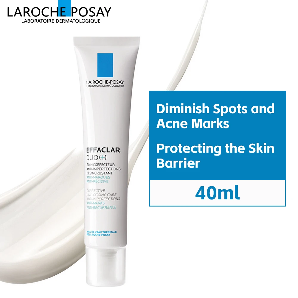 

La Roche Posay Effaclar Duo+ Moisturizing Cream Oil-free Reduces Blemishes and Acne Brightens and Evens Skin Tone Skin Care 40ml