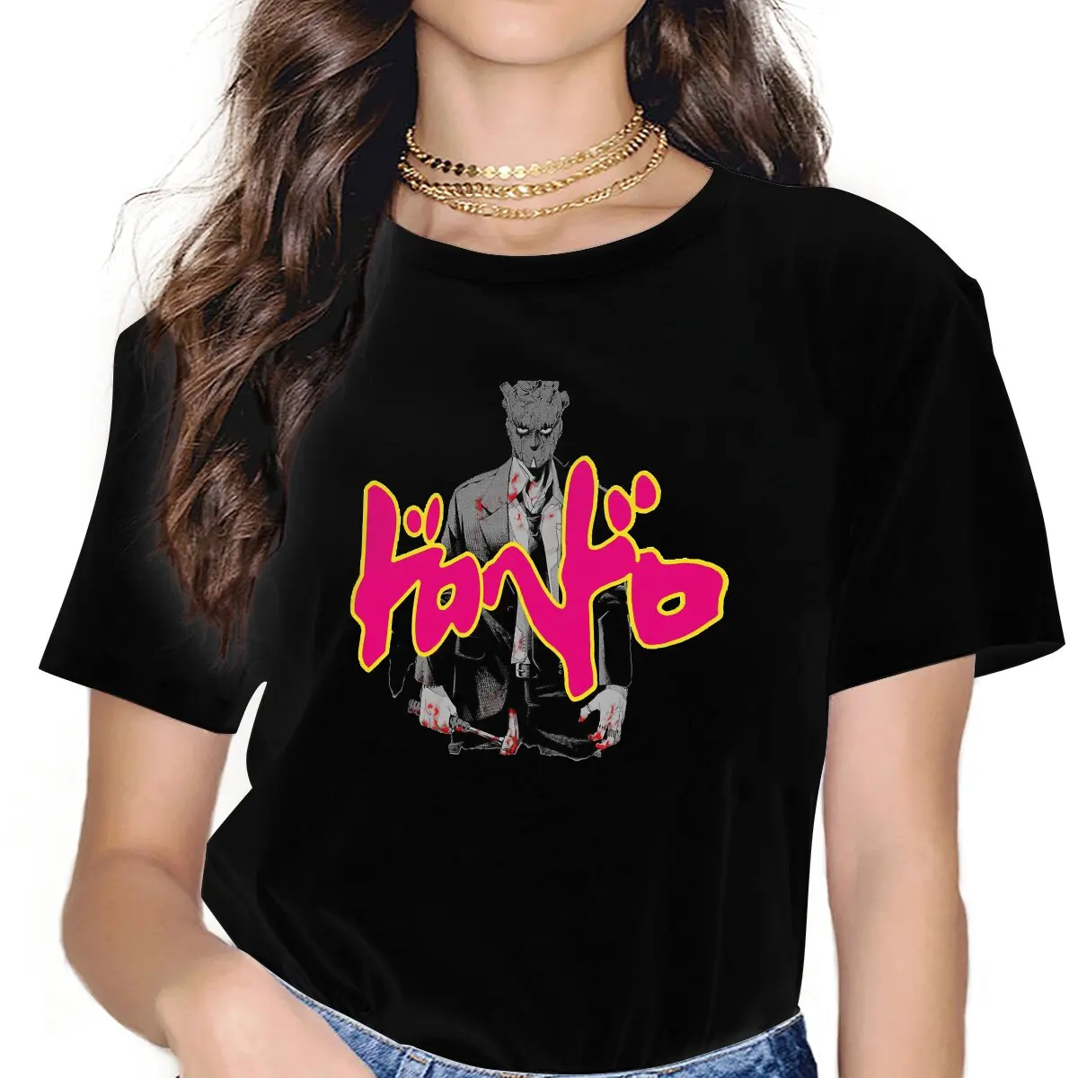 

Shin Dorohedoro Anime Women T Shirt Grunge Unisex Crewneck TShirt Harajuku