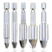 5pcs damaged screw extractor drill bit set speed out drill bits tool set broken bolt remover repair tool for take out demolition