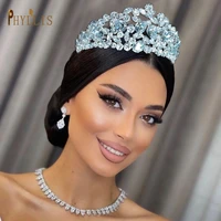 a363 sparkling wedding tiaras and crowns cubic zirconia headband bridal headpiece hair jewelry accessories elegant prom headwear