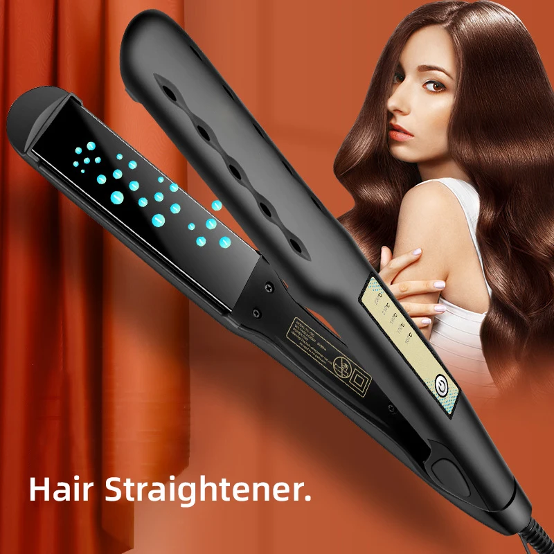 

Hair Straightener Gear 5 Straightening Irons Fast Warm-up Thermal Styling Tools Hair Curler Tourmaline Ceramic Heating Plate