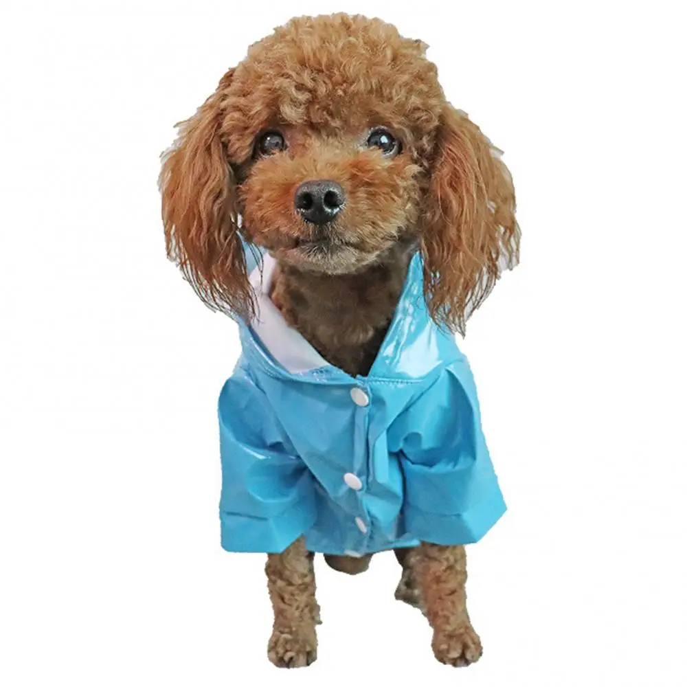 

Small XL Dog Raincoats Reflective Waterproof Raincoat Teddy Puppy Hooded Jacket Coat Pet Large Dogs Clothes for Rainy Day